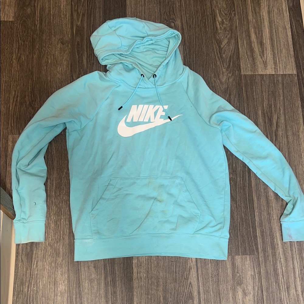 Nike Sky Blue Pullover Hoodie